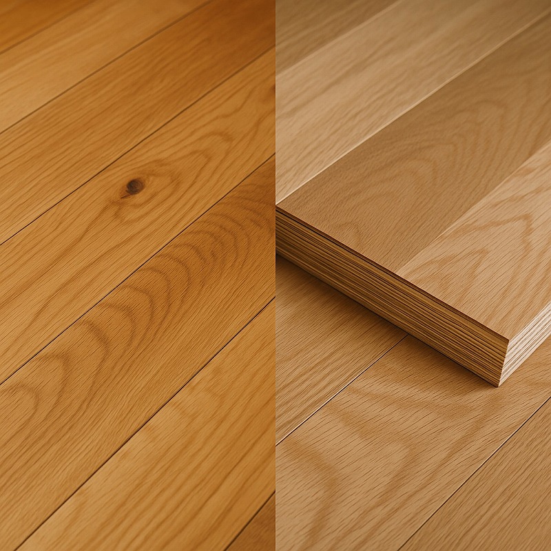 無垢材 vs 合板フローリング。床材選びが「健康」に与える知られざる違いとは？